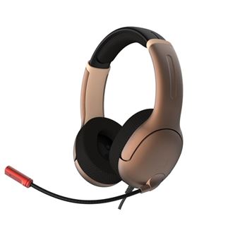 Casque filaire Pdp Airlite pour console Xbox Series X/S Xbox One et PC Beige et rouge - 1