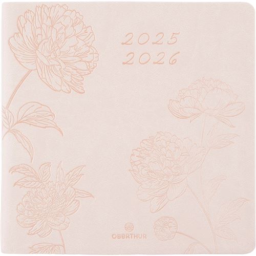 Agenda Scolaire Semainier Oberthur 2023 2024 Pefc 16 X 16 Cm S/S Summerside Nude