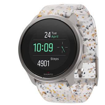 Suunto 5 Peak 43 mm grau Sportuhr mit Riemen Silikon grau HandgelenkgroBe 120 200 mm Anzeige 2.8 cm 1.1 Bluetooth 39 g Ridge Sand Multicolor Black Friday Smartwatch Einkauf Preis fnac Schweiz