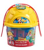 Jeu d'imitation Mickey Seau à outils avec casque de chantier