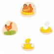 Puzzles Nature et Découvertes Cycle de la vie de la poule Montessori