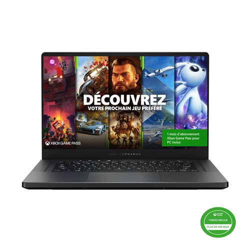 Pc Portable Gaming Asus Rog Zephyrus-G15-Ga503Rw-030W 15,6" Amd Ryzen 9 16 Go Ram 1 To Ssd Nvidia Rtx 3070 Gris Éclipse + 1 Mois D'Abonnement Xbox Game Pass