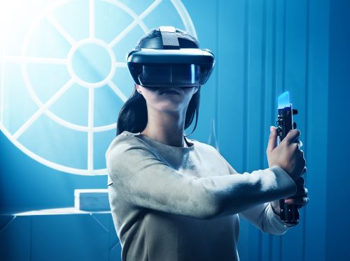 Casque de réalité virtuelle top lenovo star wars jedi challenges