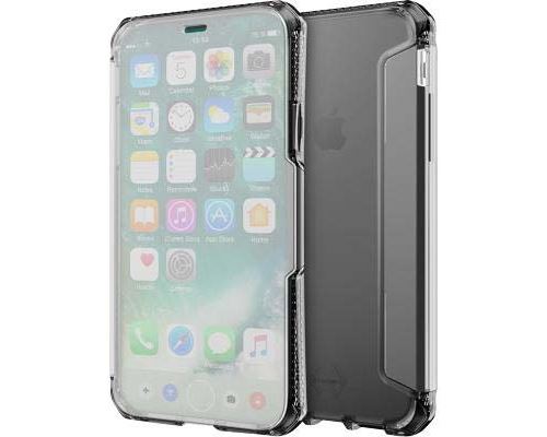 Itskins Spectra Black en Transparent foliobehuizing voor iPhone X