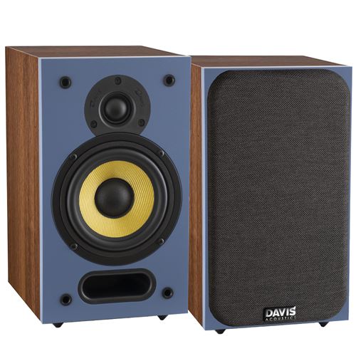 Enceinte Bibliothèque Davis Acoustics Ariane 1 Bleu Noyer Vendues Par Paire