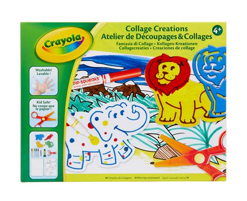 Kit créatif Crayola Atelier de découpages et collages