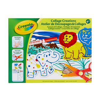 Kit créatif Crayola Atelier de découpages et collages