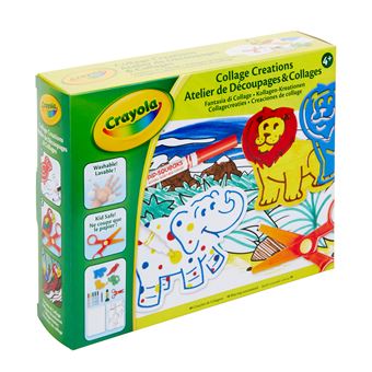 Kit créatif Crayola Atelier de découpages et collages