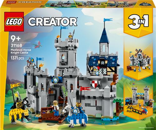 LEGO® Creator 3 en 1 31168 Le château médiéval des chevaliers