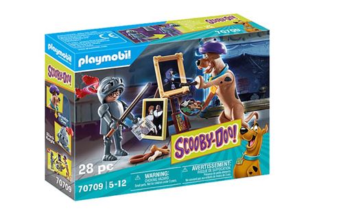 Playmobil Scooby-Doo ! 70709 Scooby-Doo Avec Chevalier Noir