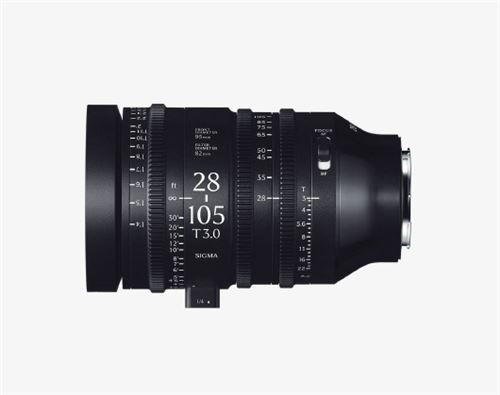 Objectif Sigma 28-105MM T3 FF CINE F/VE POUR SONY-E – Zoom, Bague de Mise au Point Limitée
