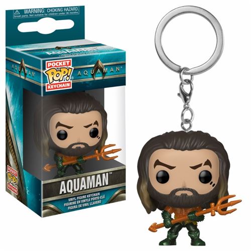 Porte-clés Pocket Pop! DC Univers Aquaman Arthur Curry en super costume
