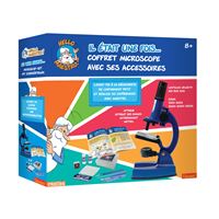 VTech Genius XL Microscope Vidéo Interactif Avec Écran Couleur - Jouet Scientifique BBC Dès 7 Ans Version Française