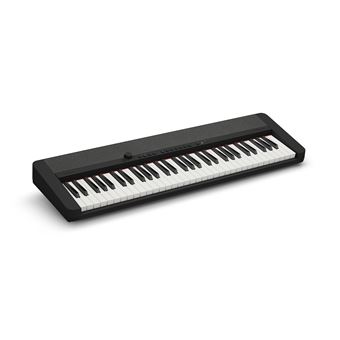 Clavier compact Casio CT-S 1 BK avec 61 touches et sonorités vintage Noir
