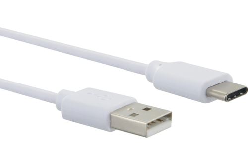 Câble BigBen USB A vers USB Type C CABLE15ACW Blanc