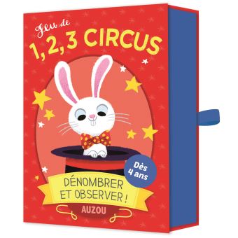 Jeu de 1, 2, 3, Circus Auzou