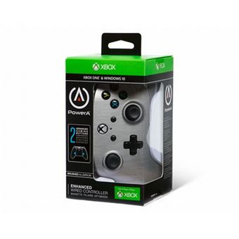 Manette Xbox One PowerA filaire Aluminium