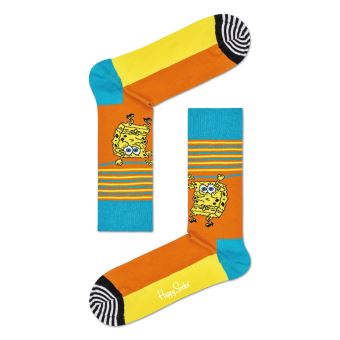 Chaussettes hautes Happy Socks Sponge Bob Let’s Work Taille 41-46