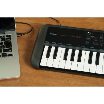 Clavier portable et créatif Yamaha 37 mini-touches PSS-A50 Noir