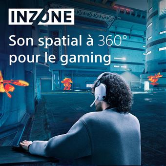 Casque gaming sans fil à réduction de bruit Sony INZONE H9 (WH-G900N) Blanc