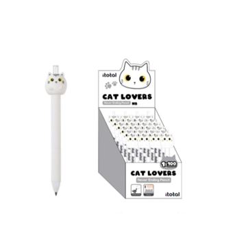 Crayon à papier Itotal Never Ending Chat Blanc