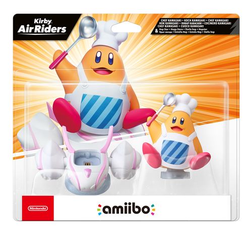 Chef Kawasaki & Etoile Hop Amiibo Collection Kirby Air Riders