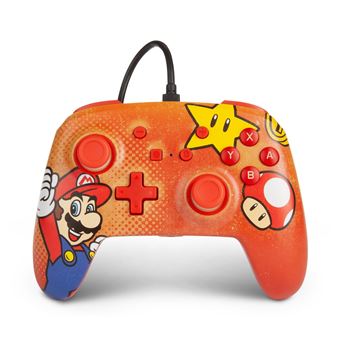 Manette filaire PowerA pour Nintendo Switch Edition Mario Vintage