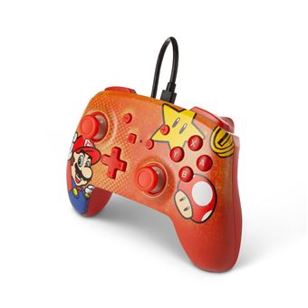 Manette filaire PowerA pour Nintendo Switch Edition Mario Vintage