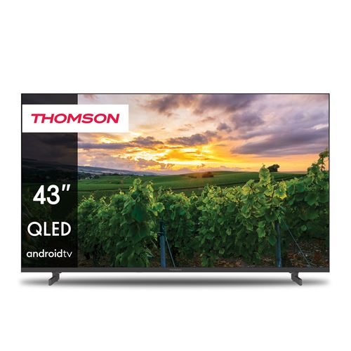 Tv Qled Thomson 43Qa2S13 109 Cm 4K Uhd Android Tv Noir