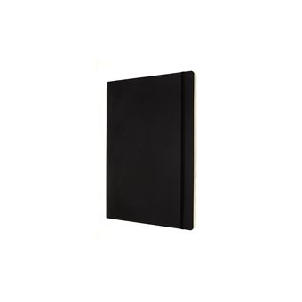 Carnet classique A4 quadrillé Moleskine couverture souple Noir