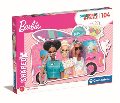 Puzzle 104 pièces Clementoni Shaped Barbie