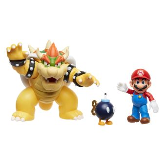 Coffret Nintendo Diorama Mario et Bowser