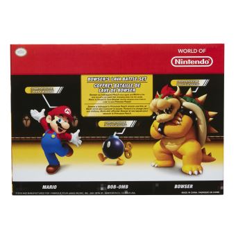 Coffret Nintendo Diorama Mario et Bowser