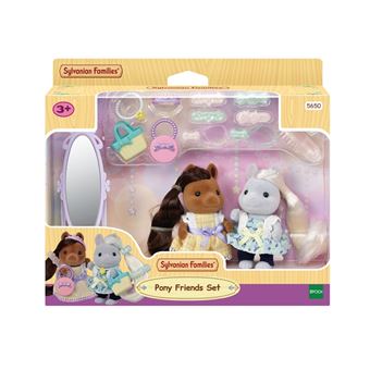 Playset Sylvanian Families Les amis poney et leurs kits de coiffure