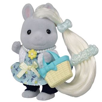 Playset Sylvanian Families Les amis poney et leurs kits de coiffure