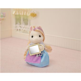 Playset Sylvanian Families Les amis poney et leurs kits de coiffure