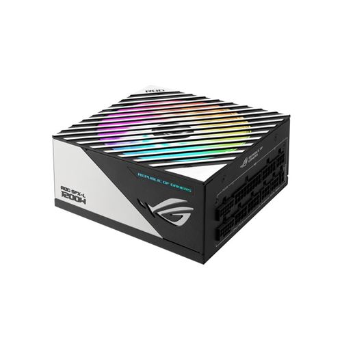 Alimentation PC modulaire ASUS ROG Loki SFX-L ARGB 1200W 80 PLUS Titanium noir et blanc - Asus