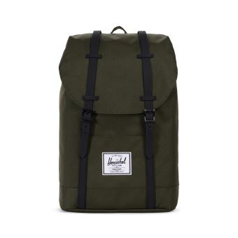 Sac à dos Herschel Retreat 19,5 L Vert kaki Sac à dos à la Fnac