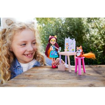 Playset Enchantimals L'Atelier de peinture du renard