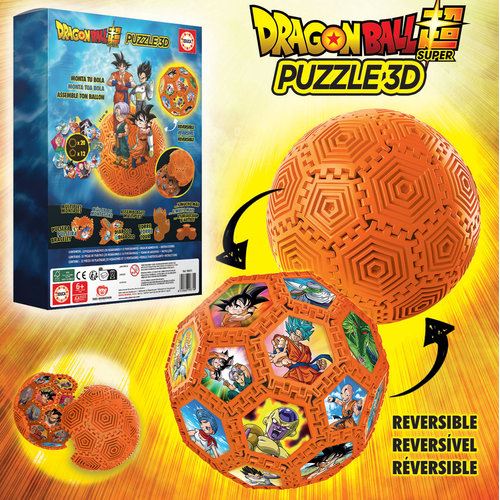 Educa Puzzle 1000 Pièces Dragon Ball Z – 68x48 Cm, Colle FIX Incluse, Dès 14 Ans