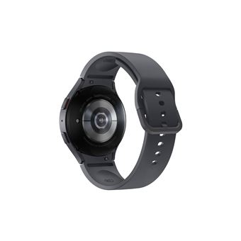 Montre connectée Samsung Galaxy Watch5 Boîtier Aluminium 44 mm Noir et Gris avec Bracelet Silicone Noir