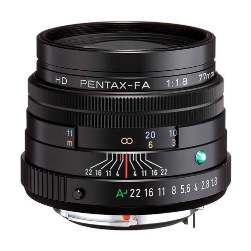 Objectif reflex Pentax HD FA 77mm f/1,8 ED Limited Noir