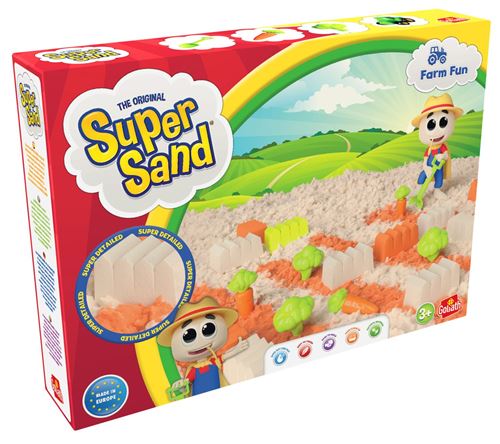 Jeu de sable à modeler Goliath Super Sand Farm Fun