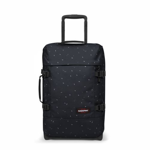 Valise cabine Eastpak Tranverz S Seaside Birds SS20 Bleu
