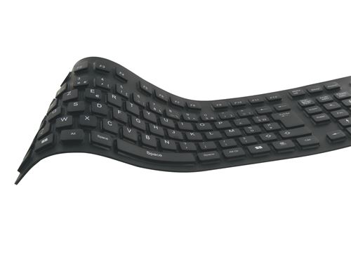 Clavier flexible filaire USB Azerty Mobility Lab ML300559 Noir