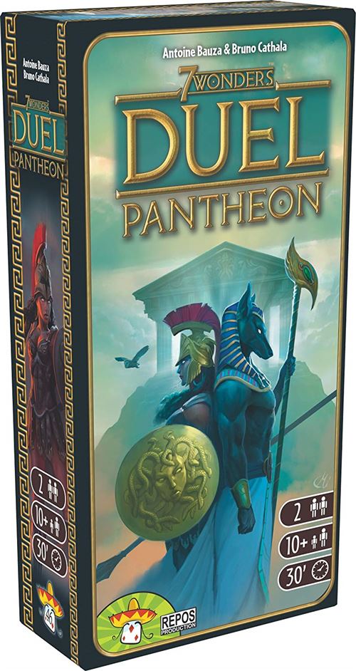 Boite de Jeu classique Asmodée 7 Wonders Duel Extension Panthéon