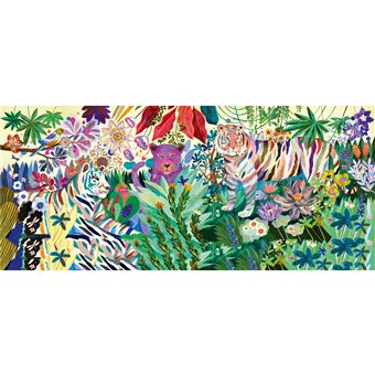 Puzzle enfant Djeco Rainbow Tigers 1000 pièces