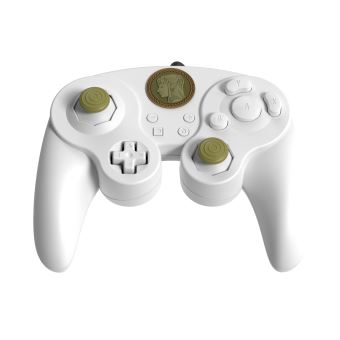 Manette filaire Nintendo Switch Smash Pad Pro Zelda Blanc