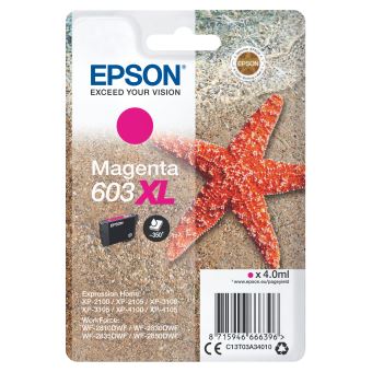 Cartouche d'encre Epson Etoile de mer 603 XL Magenta - 1