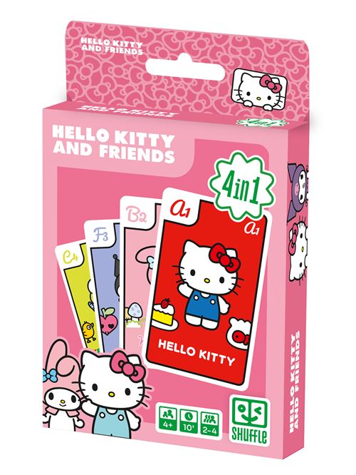 Boite de Jeu d’ambiance Shuffle Jeu de Familles Hello Kitty Eco Format